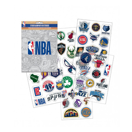 NBA Gim Bmu Sticker Album A4 Nba Με 80 Αυτοκόλλητα